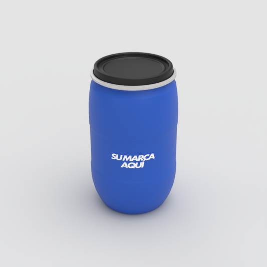 tambo-plastico-120-litros-abierto-con-tapa-personalizable-azul-claro-plastank