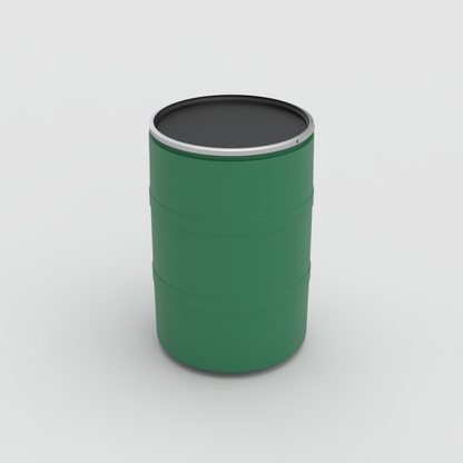 tambo-plastico-200-litros-abierto-verde-tapa-negra-plastank