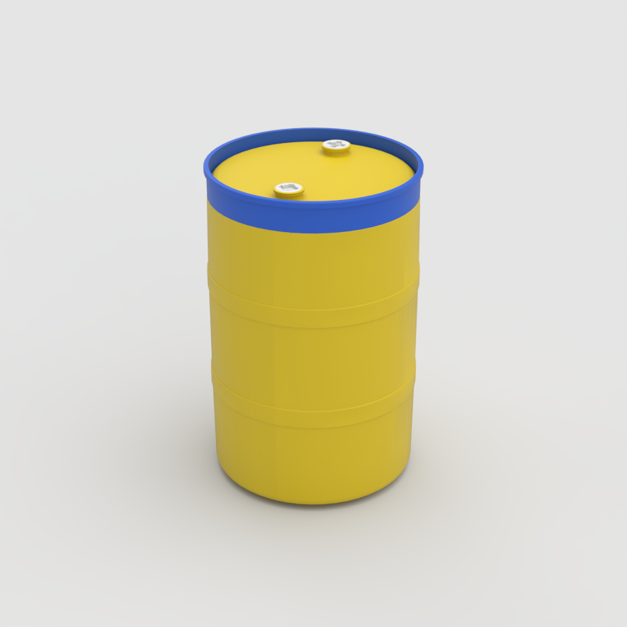tambo-plastico-200-litros-anillo-azul-celeste-tambo-amarillo-plastank