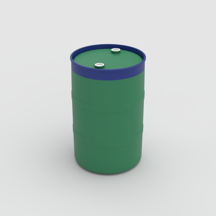 tambo-plastico-200-litros-anillo-azul-marino-tambo-verde-plastank
