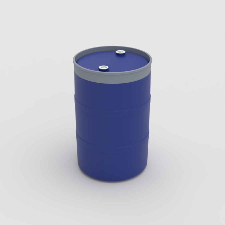 tambo-plastico-200-litros-anillo-gris-tambo-azul-marino-plastank